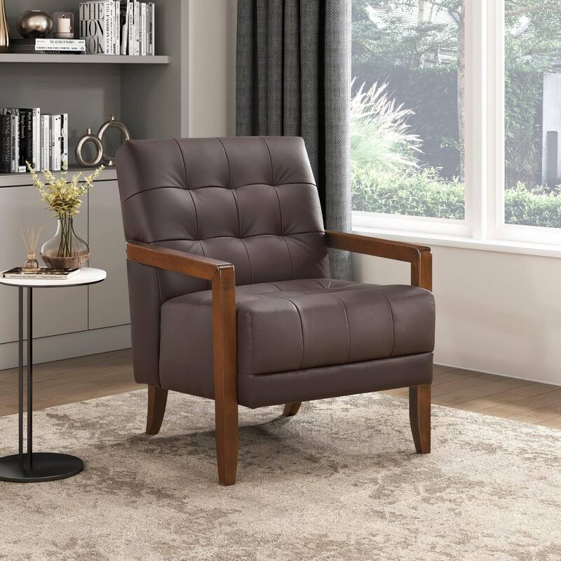 Mid Century Style Upholstered Armchair