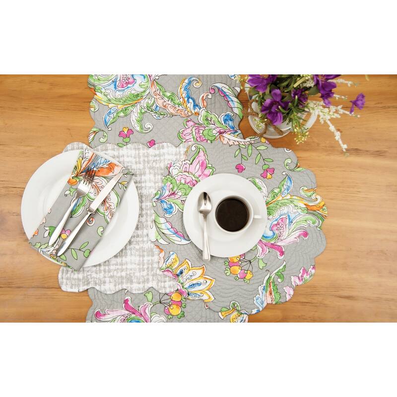 Frey Reversible Colorful Paisley Napkin Set of 6 - Set of 6