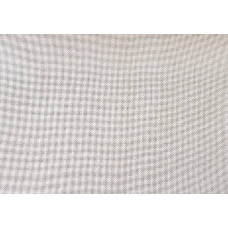 Twin Size Upholstered Platform Bed Frame with Beige Linen Look, Transitional Design