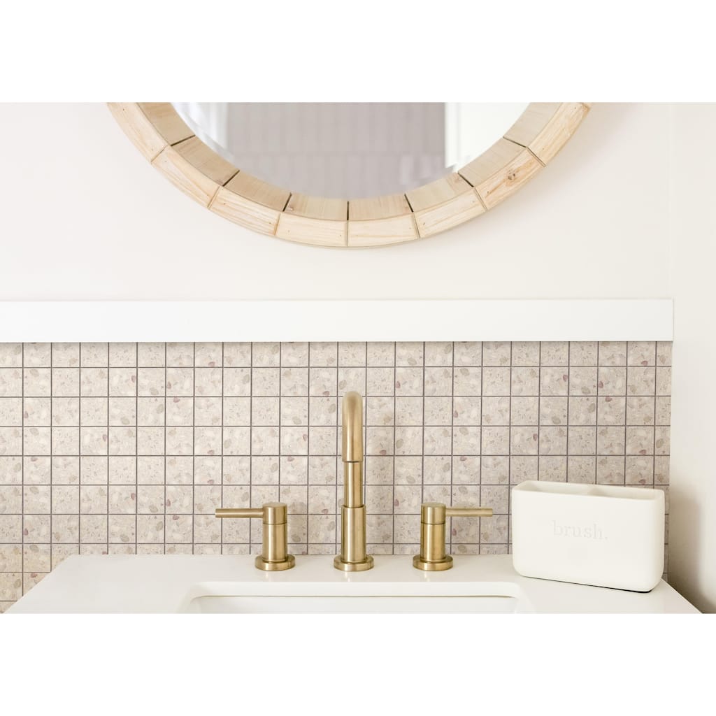 Merola Tile Riviera Taco Beige 1-5/8" x 1-5/8" Porcelain Floor and Wall Tile - Case (25 Tiles)