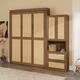Option Walnut with Cabinet