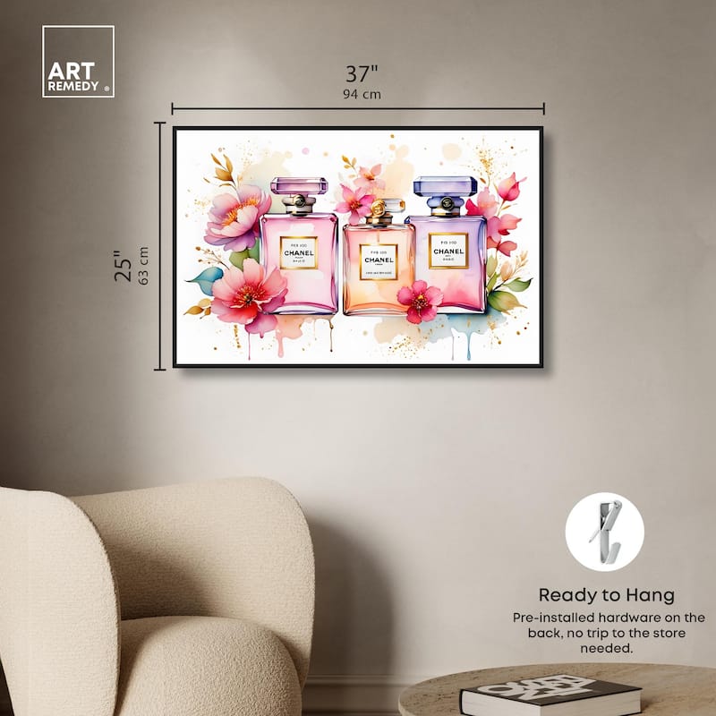 Floral Fragrance Canvas by Art Remedy