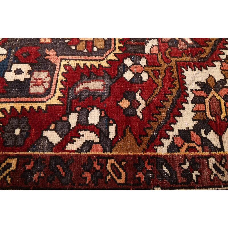 ECARPETGALLERY Hand-knotted Kayseri Vintage Red Wool Rug - 6'7 x 9'10