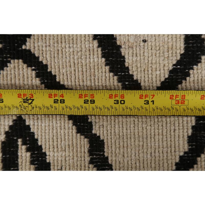 Vegetable Dye Trellis Moroccan Oriental Wool Area Rug Handmade Carpet - 5'8" x 7'9"