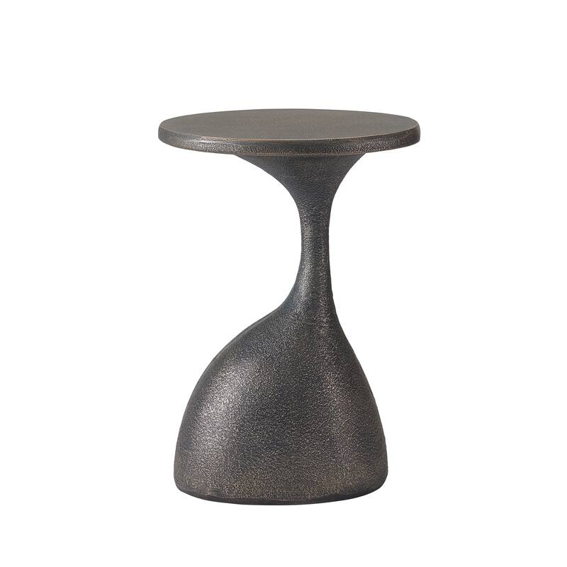 Christopher Knight Home - Modern Outdoor Side Table with Sculptural Base