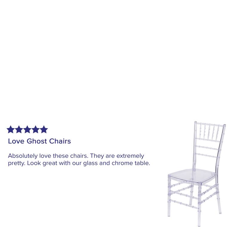 Crystal Ice Stacking Chiavari Chair
