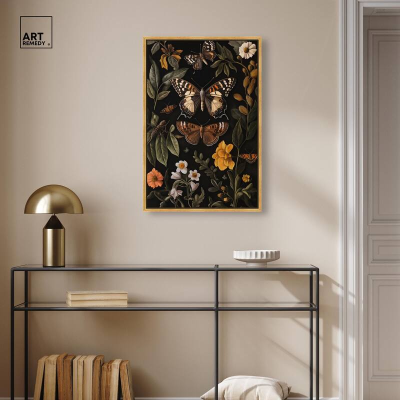 Winged Visitors I Canvas by Art Remedy