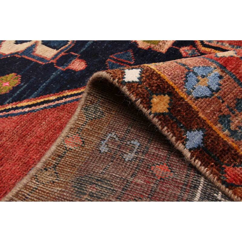 ECARPETGALLERY Hand-knotted Konya Anatolian Dark Red Wool Rug - 4'0 x 7'9