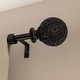 preview thumbnail 16 of 25, Acroma Black Adjustable Curtain Rod with Final Set 48-84 inches