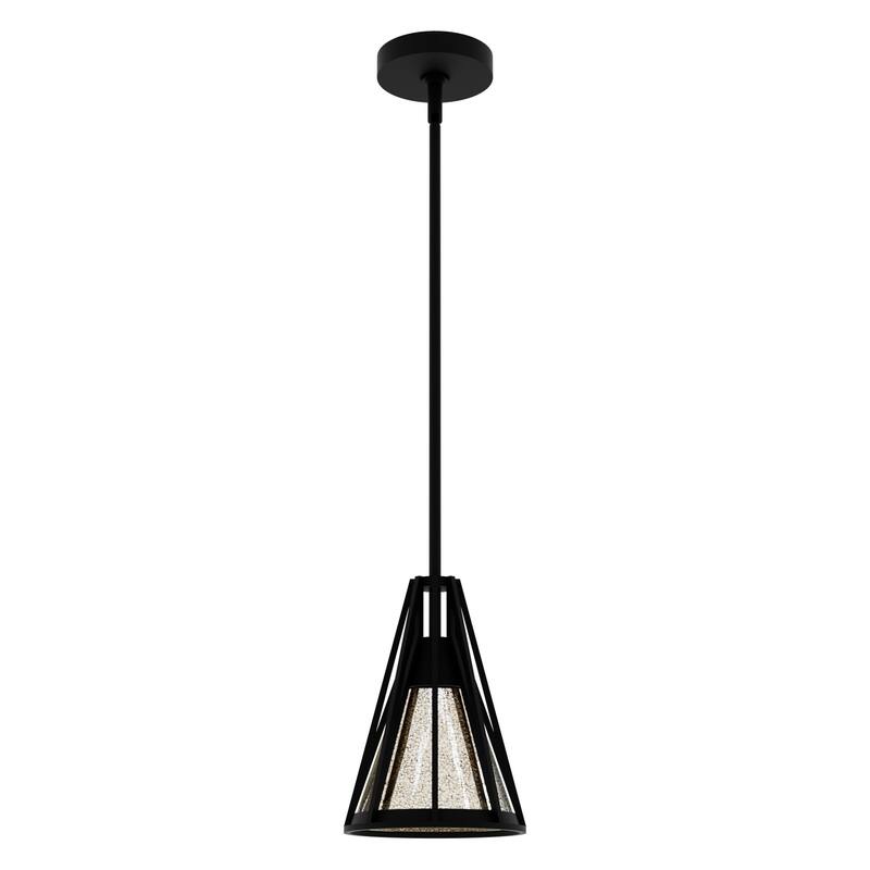 Hunter Rafner Pendant with Mercury Glass, Geometric, Industrial, Craftsman, Kitchen, Dining Room, Entry, Kitchen Island