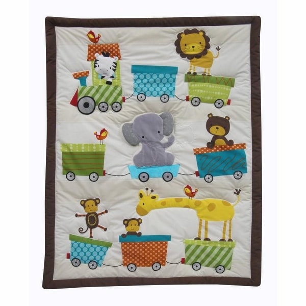 train crib bedding