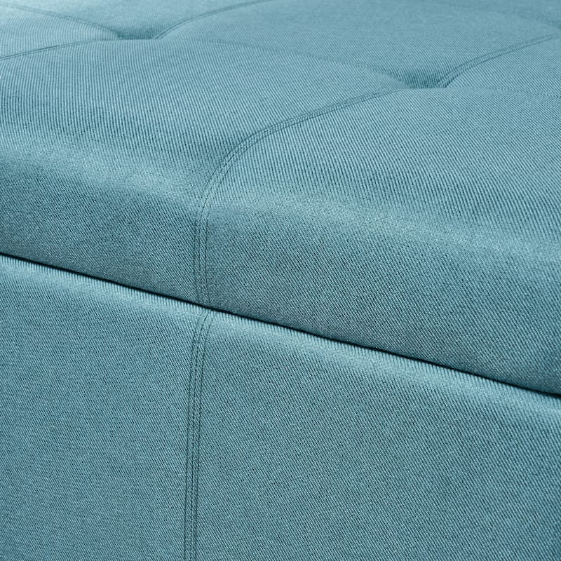 Carlsbad Tufted Square Storage Ottoman by Christopher Knight Home