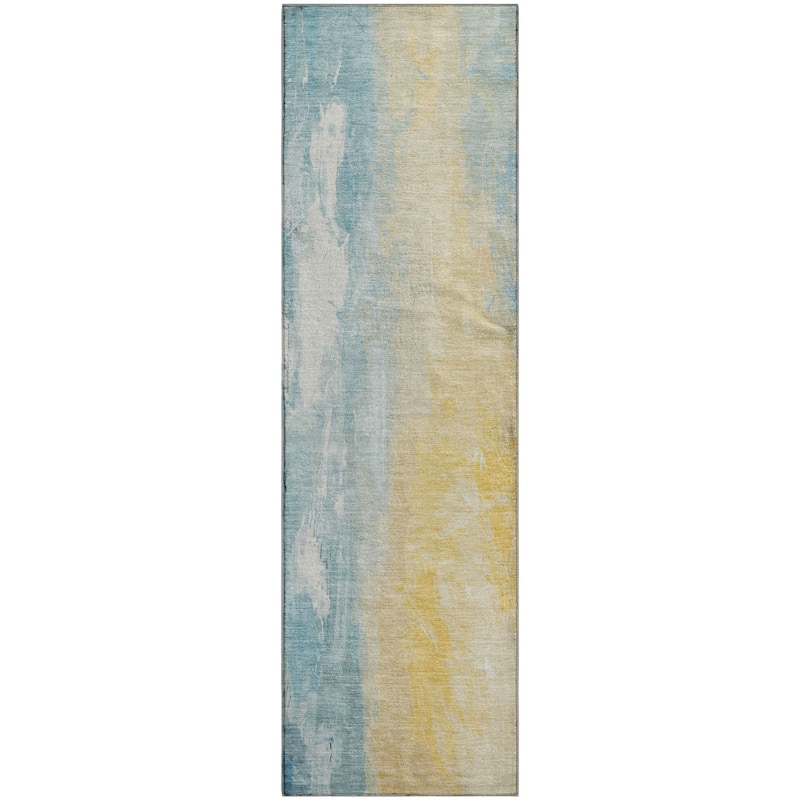 Premium Washable Super Soft Modern Watercolor Mayfield Rug