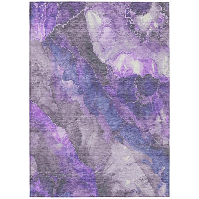 HomeRoots Floral Transitional Rectangle Outdoor Rug