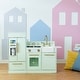 preview thumbnail 3 of 8, Teamson Kids - Little Chef Charlotte Modern Play Kitchen - Mint / Gold - 41.61" L x 11.81" W x 31.89" H