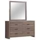 Option Dresser with Mirror (Barrel Oak)