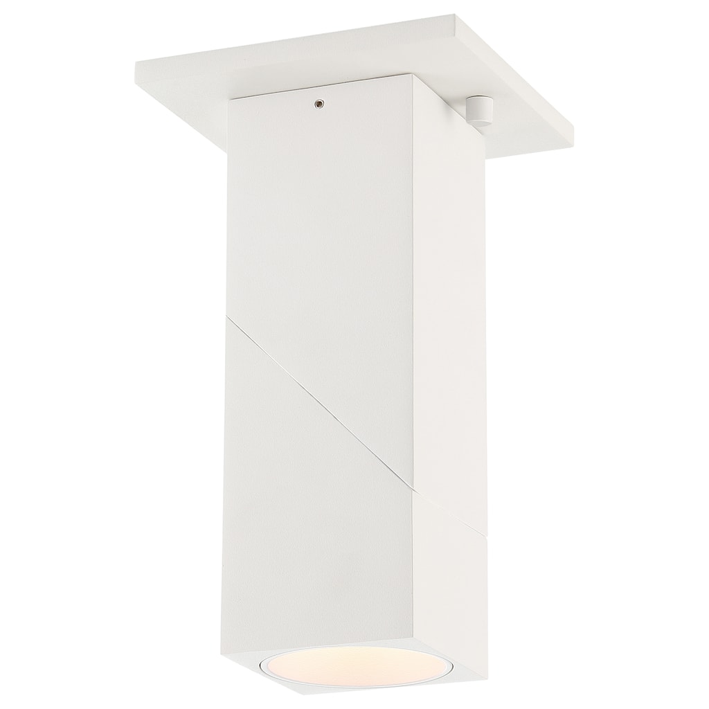 Transformer 1-light White LED Flush Mount
