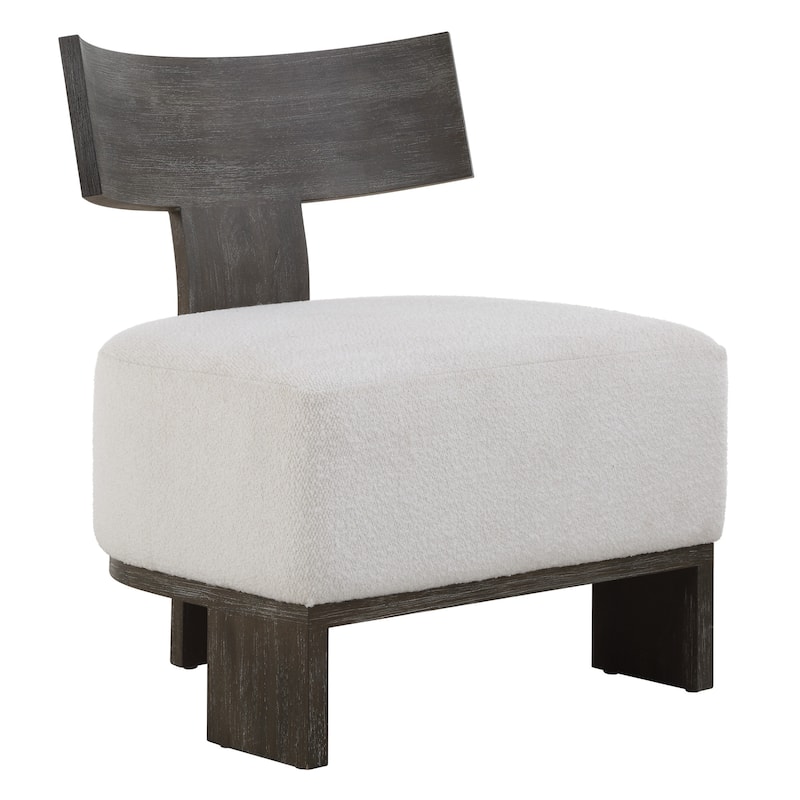 Uttermost 23833 Finlay 28" Wide Wood Framed Acrylic, Polyester Accent