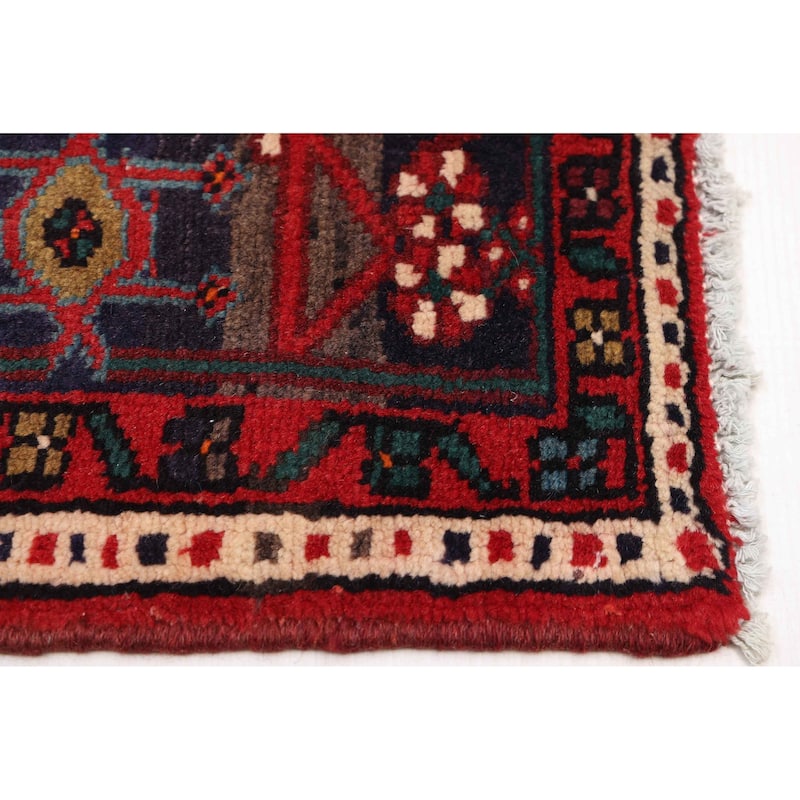 ECARPETGALLERY Hand-knotted Andelz Red Wool Rug - 4'7 x 8'2