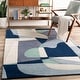 preview thumbnail 31 of 50, Hand Tufted Hampshire Wool Area Rug Blue - 8' x 11'