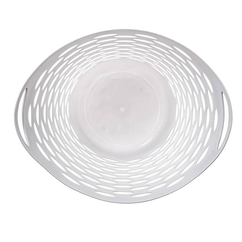 1.8 Bu / 66L Flex Plastic Hamper, 3 Pack, White