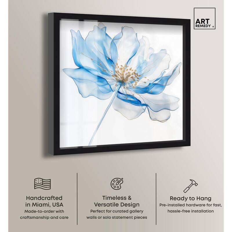 Glacier Ghost Blossom Shadowbox by Art Remedy