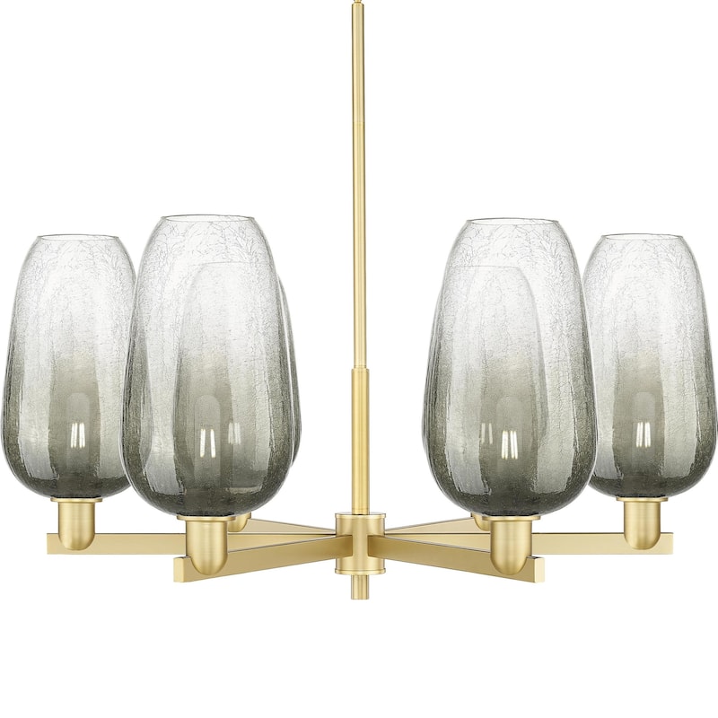 Innovations Lighting 716-6CR-17-24 Brookhaven Flute Chandelier