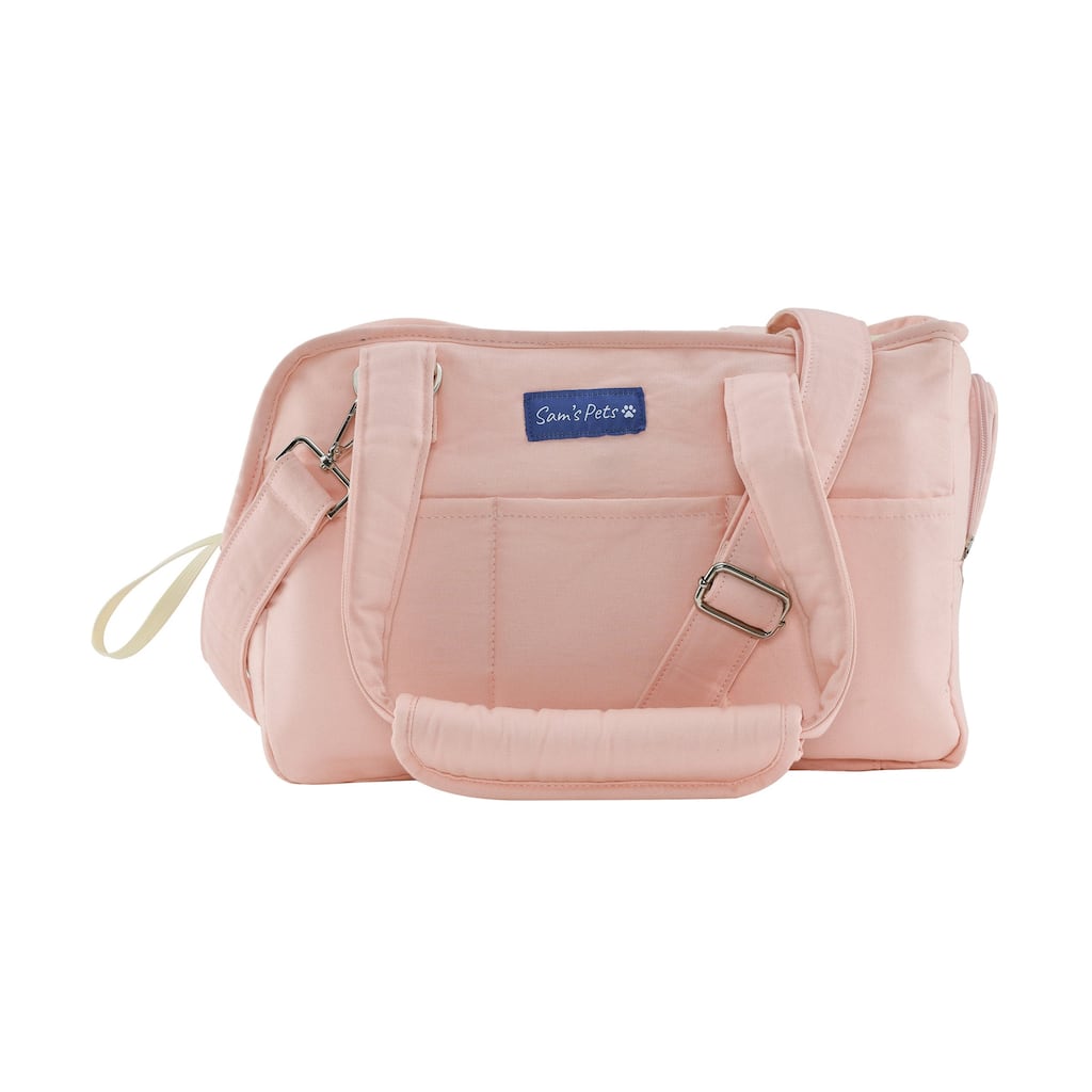Teddy 14.5'' Dog & Cat Carrier Bag in Light Pink - 14.5