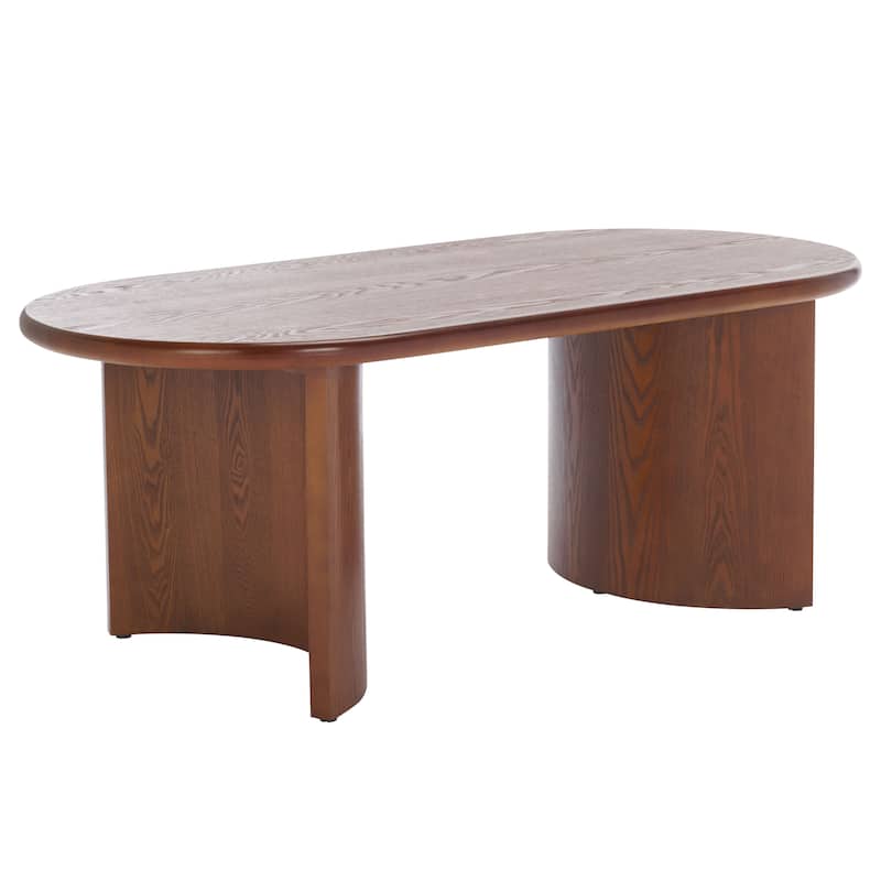 SAFAVIEH Osai Oval Top Coffee Table, Fully Assembled - 47"W x 23"D x 18"H