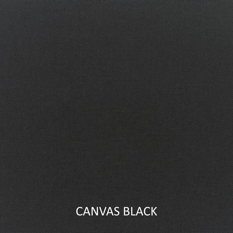 Sunbrella Canvas 47.5 in x 18 in x 2 in Bench Cushion Bristol - 47.5 in x 18 in x 2 in - Canvas Black