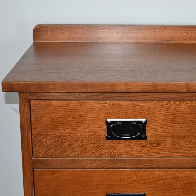 Mission Quarter Sawn Oak 6 Drawer Dresser - Michael's Cherry