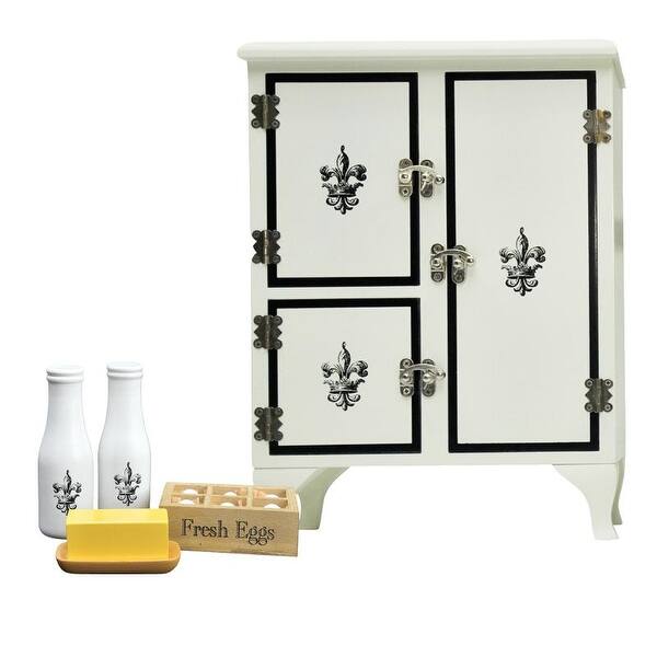 Shop Kitchen Furniture Icebox Fridge Pantry Items Sized For 18