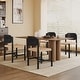 preview thumbnail 2 of 20, Christopher Knight Home - Sage Boho Acacia Wood Dining Chair 4 Piece - Black