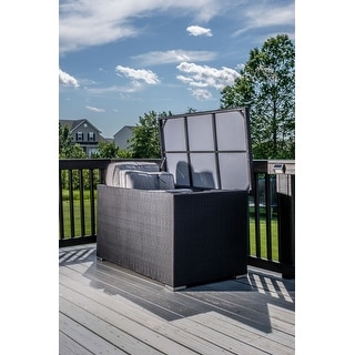 Sicuro Wicker Storage Deck Box