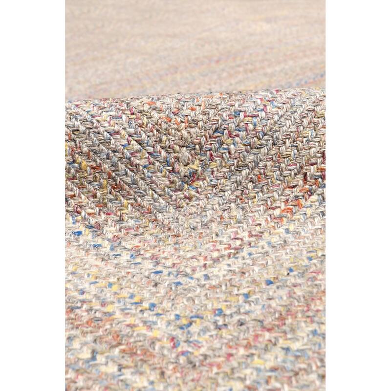 Pasargad Home Lagos Braided Indoor/Outdoor Area Rug