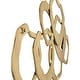 preview thumbnail 5 of 3, Livabliss Cronus Modern Wall Sculpture - Gold