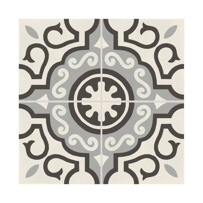 TileHQ 8 x 8 Glazed Porcelain Deco Tile (24 PC Per Carton) (10.32 SQFT Per Carton)