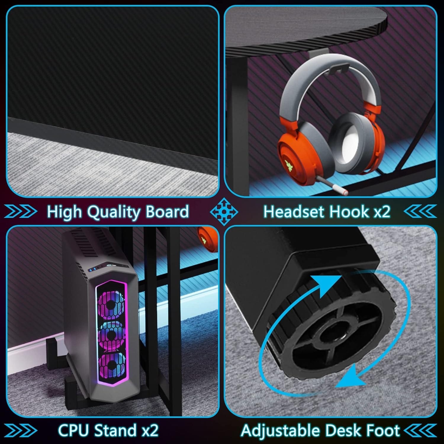 75 inch cheap computer desk