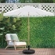 preview thumbnail 69 of 101, Autlaycil 7.5FT Solar Patio Umbrella with Base and Tilt,Crank