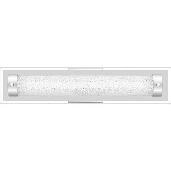 slide 2 of 2, Glitz LED Bathroom Vanity Light in Polished Chrome