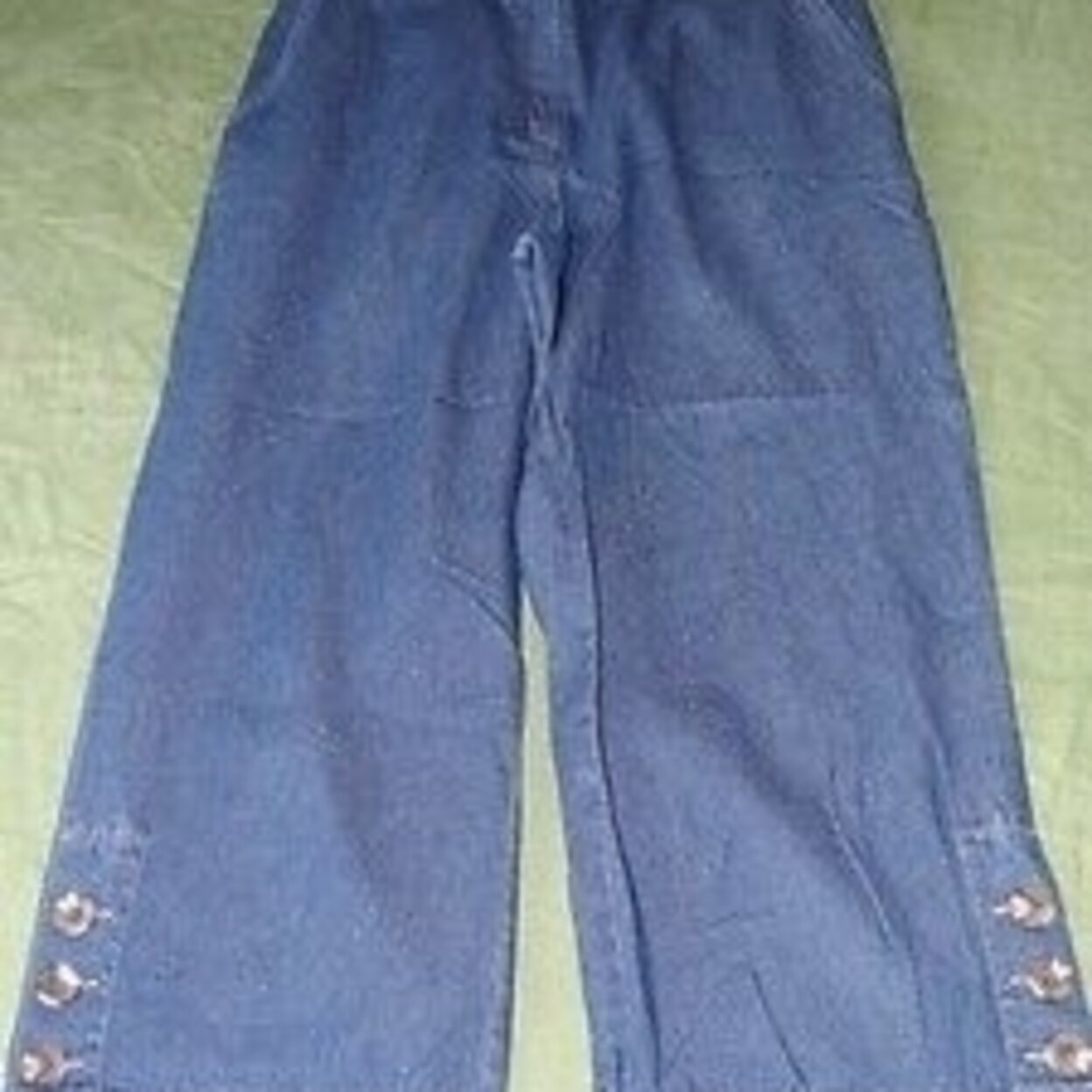 Shop Preswick Moore Size 6 Blue Jeans Capris Elastic Back 28 X