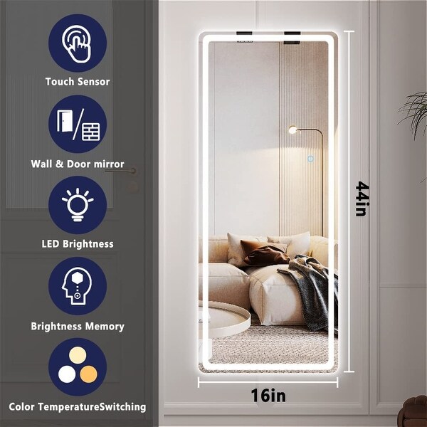 Standing mirror led cheap