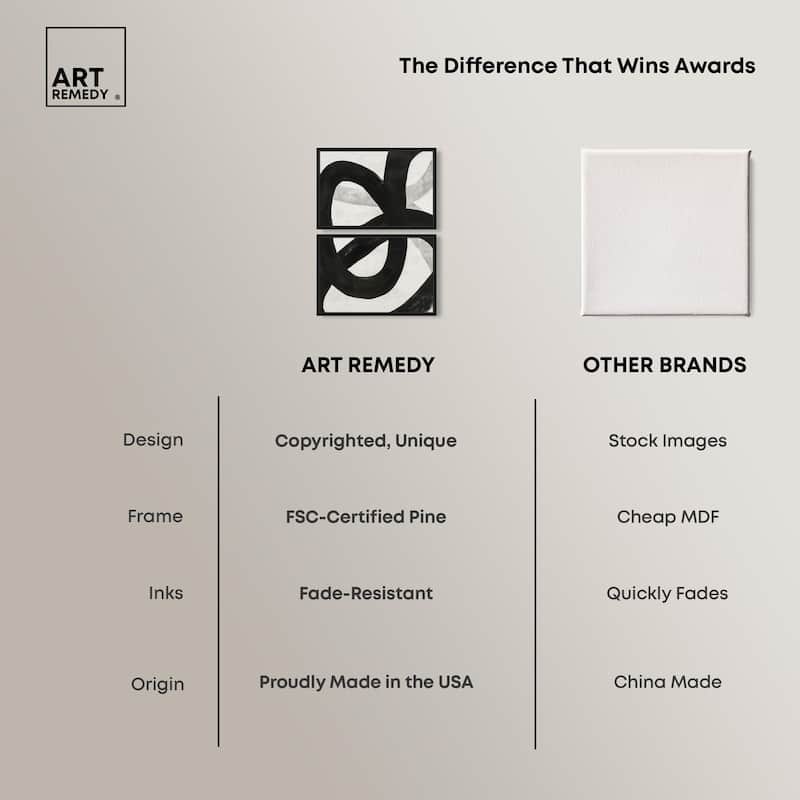 Infinite Loop I Canvas Set of 2 by Art Remedy