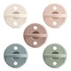 preview thumbnail 7 of 15, Baby Pacifier 5 Pack, 100% Food Garde Silicone by Comfy Cubs Neutral Pack