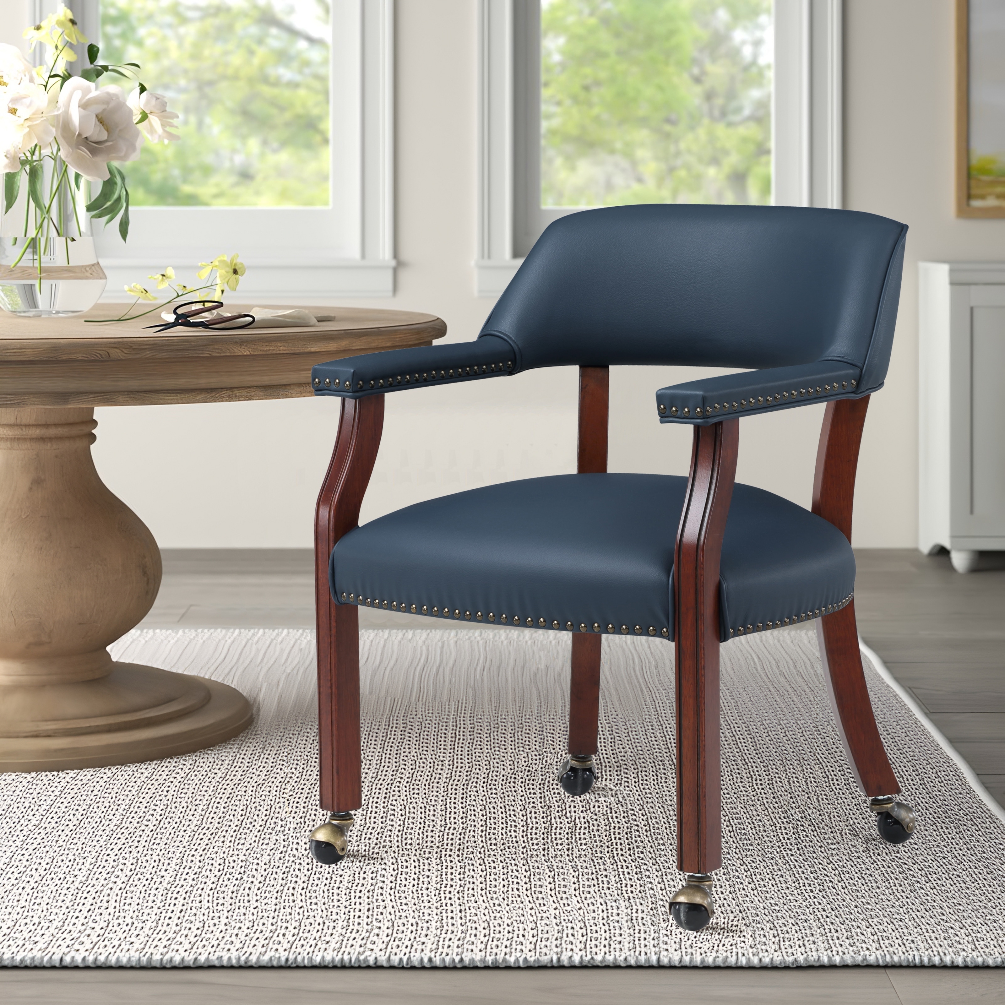 【kawais】 leather chair seat<garbon>_navy kawais】 leather chair seat<garbon>_navy kawais】 leather chair