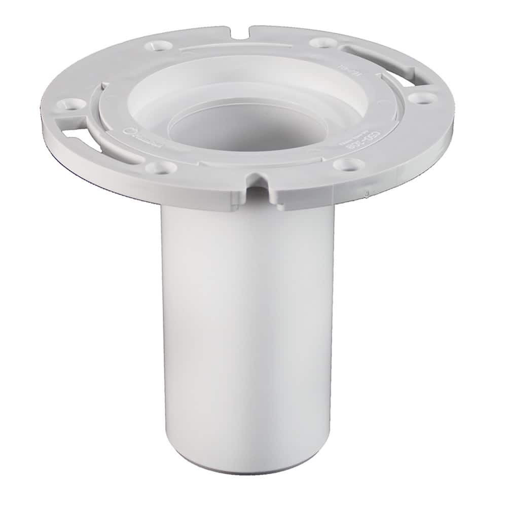 Jones Stephens C50308 3 PVC Closet Flange With Long Barrel