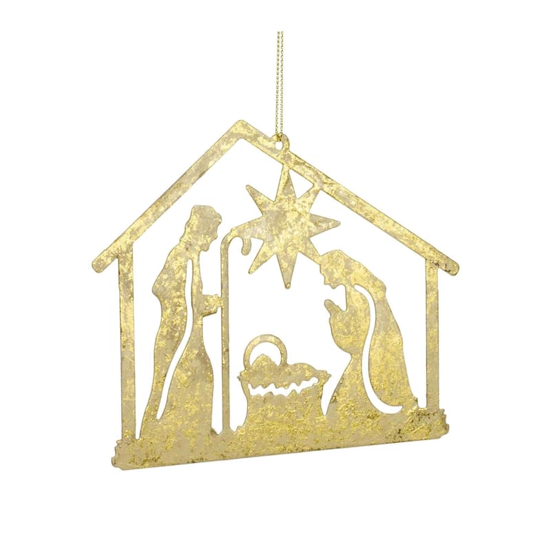 Cut Out Holy Family Christmas Ornaments - 5.25" - 12ct