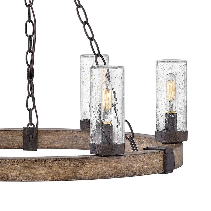 Hinkley Lighting Sawyer 6 Light 24" Wide Open Air Outdoor Chandelier