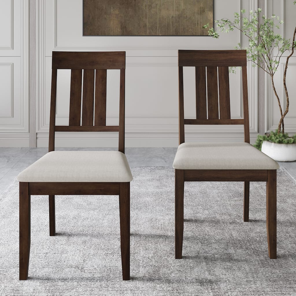 CraftPorch Classic Wooden Dining Chairs (Set of 2)