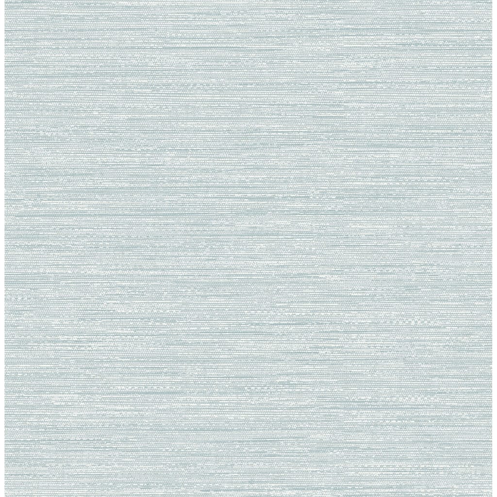 A-Street Prints Sheehan Light Blue Faux Grasscloth Wallpaper
